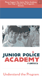 Mobile Screenshot of juniorpoliceacademy.org