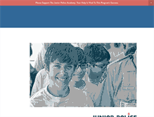 Tablet Screenshot of juniorpoliceacademy.org